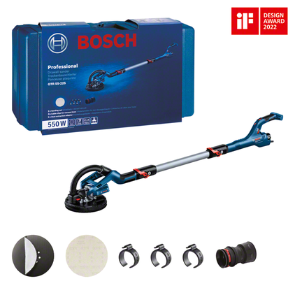 Brúska na sadrokartón Bosch GTR 550 + vysávač Metabo ASR 35 ACP