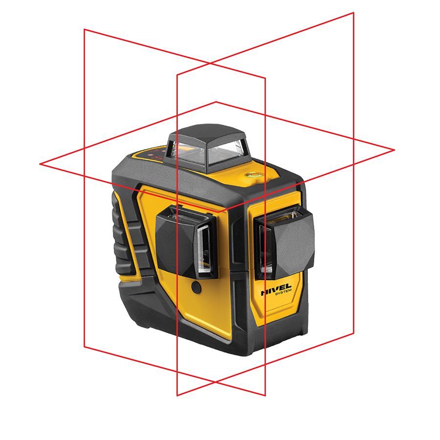 Krížový laser Nivel – CL3D + senzor CLS-3