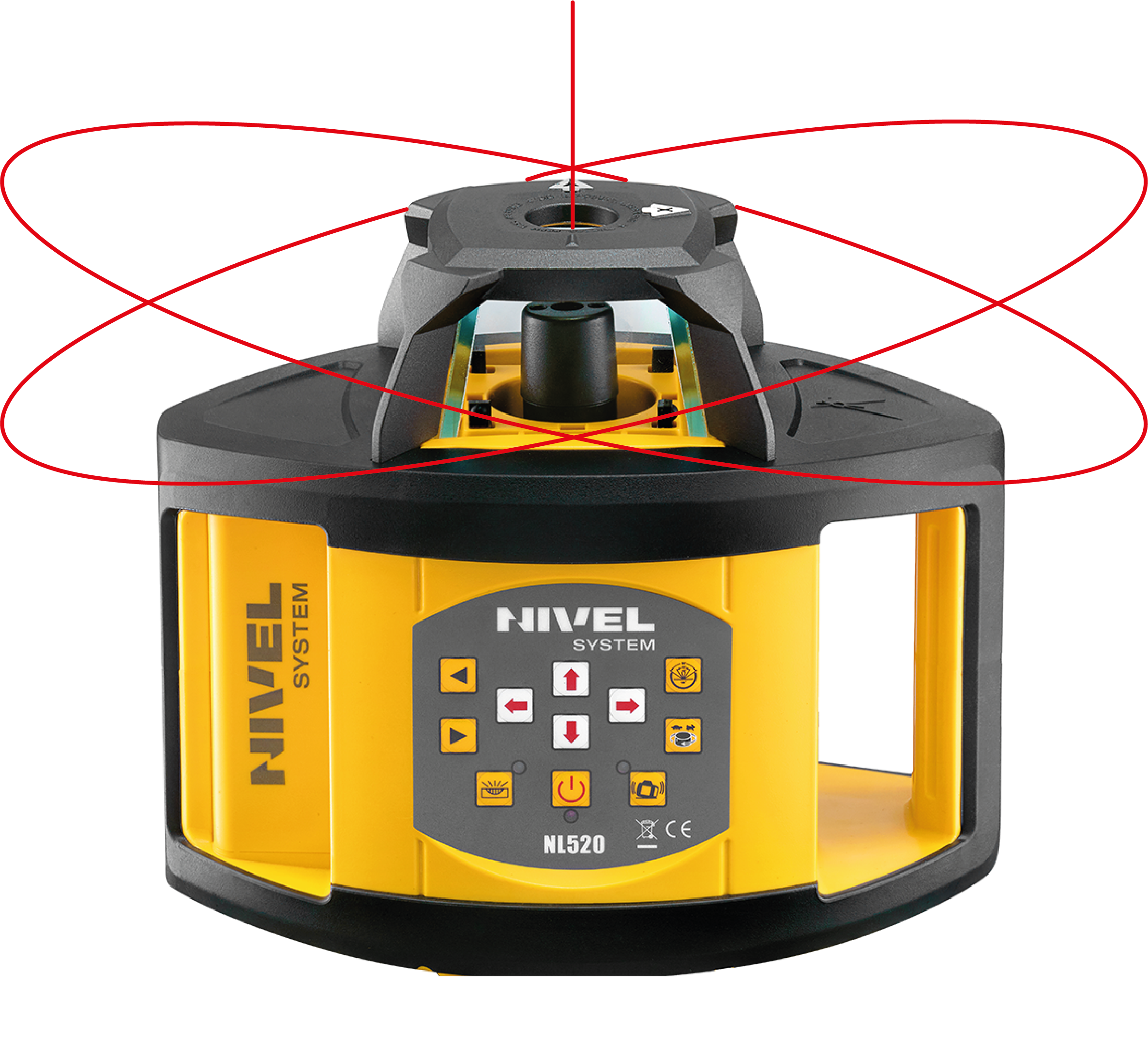 Rotačný laser Nivel – NL 520 dvojsklonový + senzor RD700
